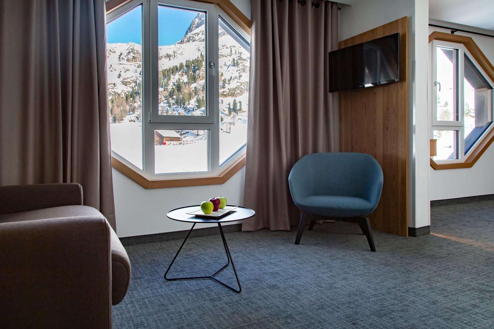 Blu Hotel Senales Zirm-Cristal Maso Corto Cameră foto